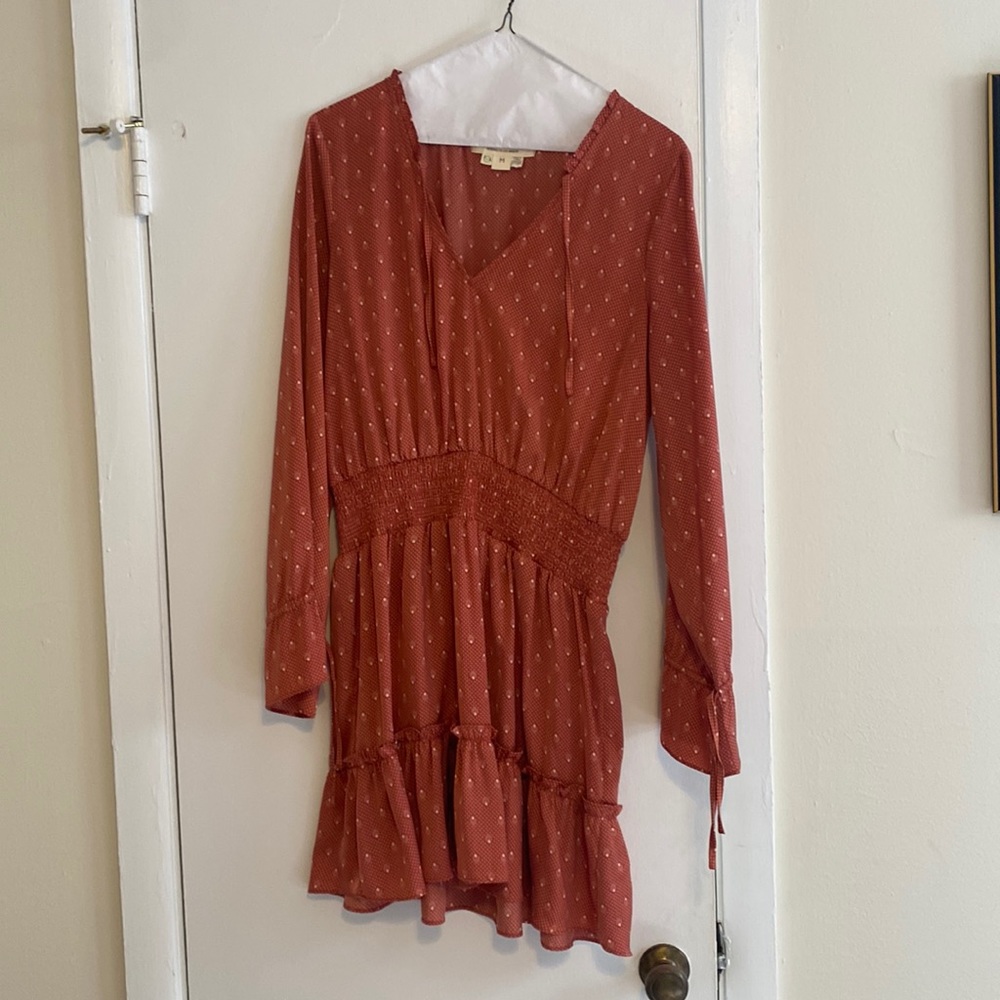 Saltwater luxe orange dress